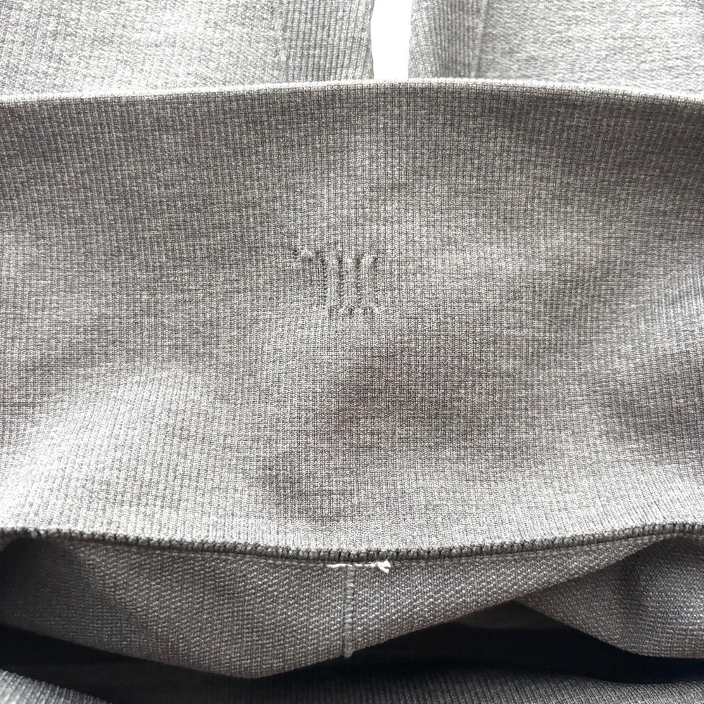 Lululemon Dark Gray in The Flow Crop Scrunch Midrise Compression‎ Capri Leggings